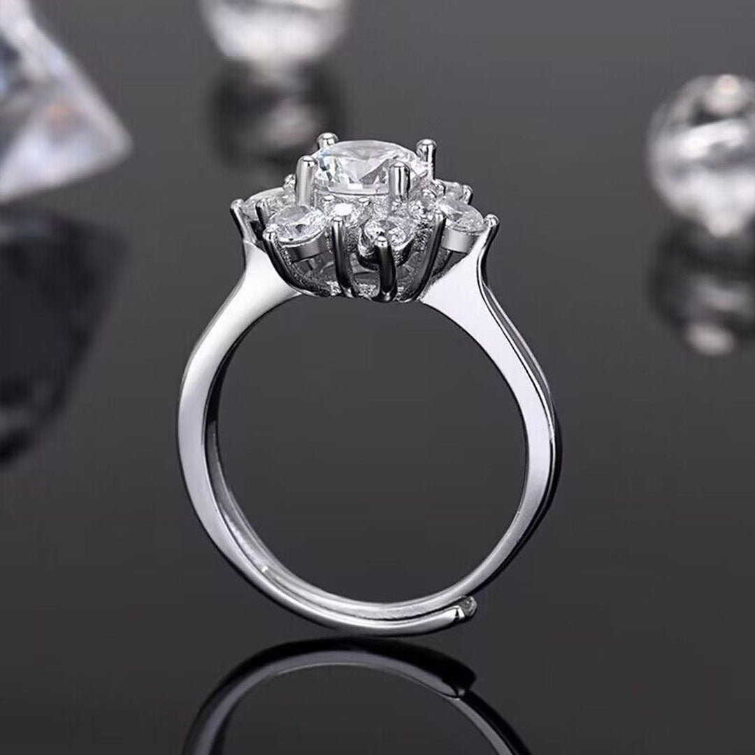 Wedding Adjustable Silver Ring β YOUNIQ