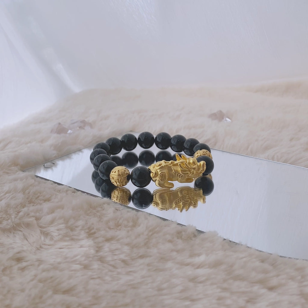 pixiu gold bracelet